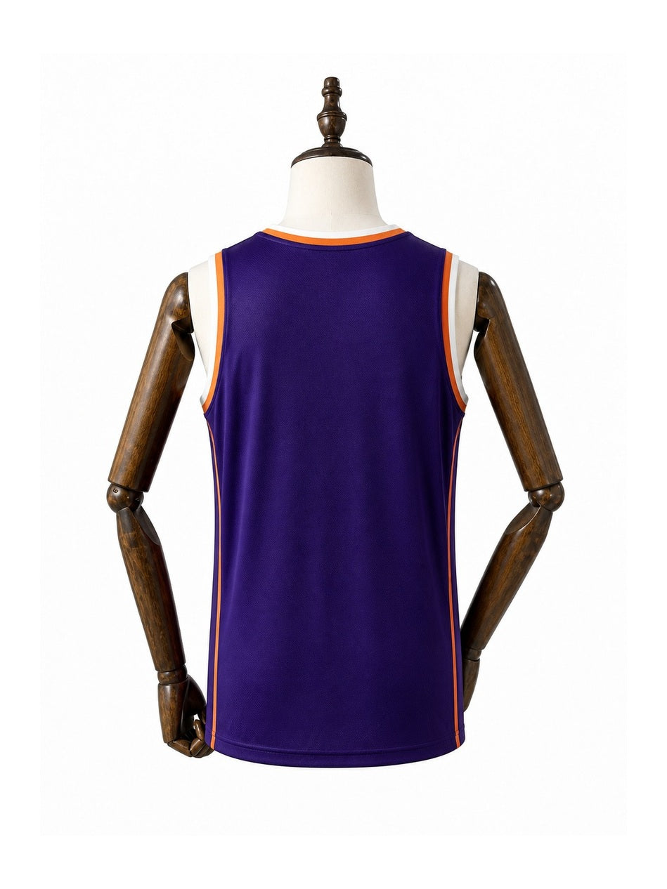 Camiseta NBA Phoenix Suns - 1ª Camisa (Home) verso manequim fundo branco padronizada