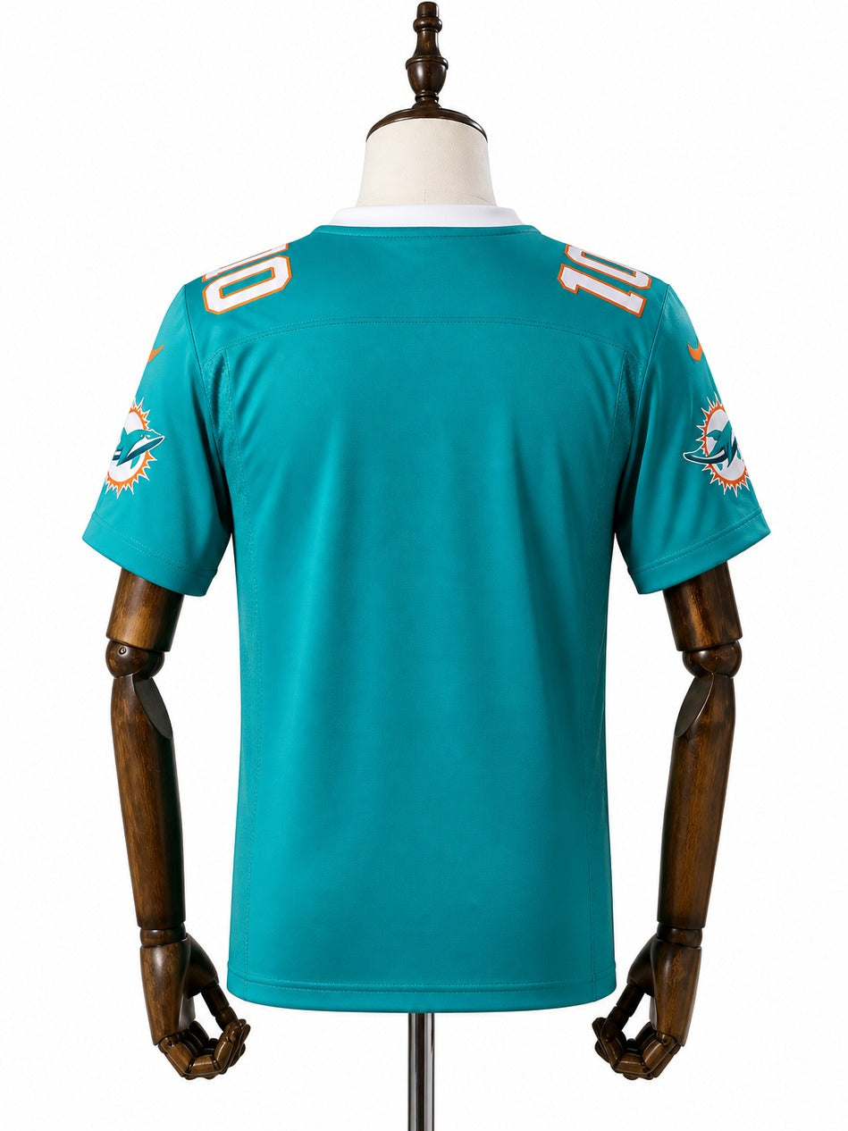 Camisa Miami Dolphins Home (Titular) NFL verso manequim fundo branco