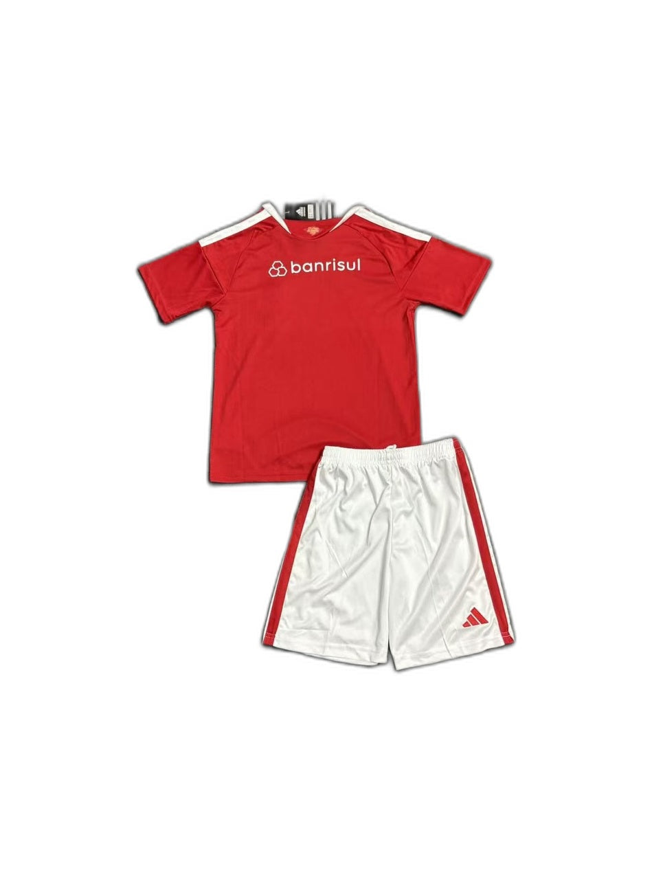 Camisa 2026-27 S.C Internacional Home Infantil verso fundo branco