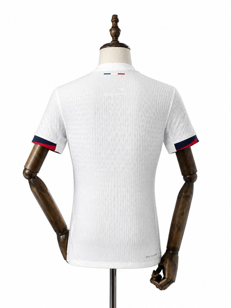 Camisa PSG - 2º Uniforme Jogador 2024/25 verso manequim fundo branco