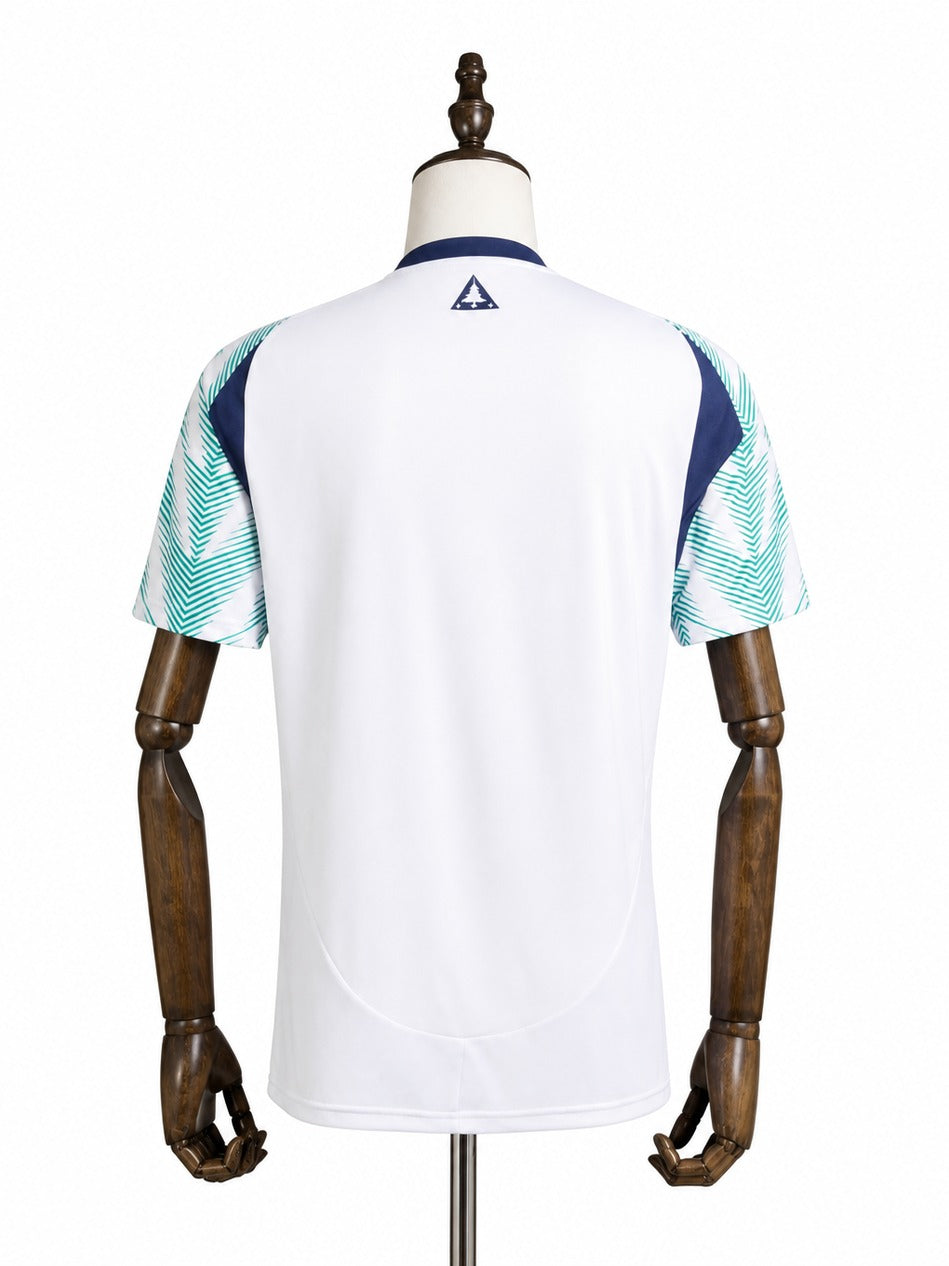 Camisa New England - 2º Uniforme Torcedor 2025 verso manequim fundo branco