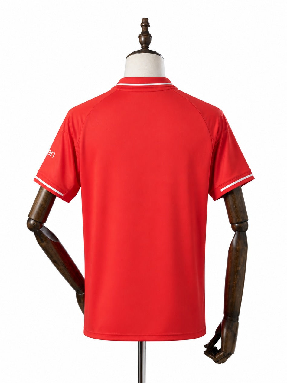 Camisa Nottingham Forest - 1º Uniforme Torcedor 2025/26 verso manequim fundo branco