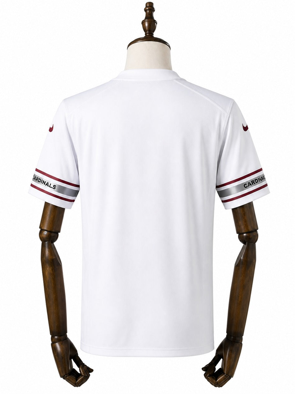 Camisa Arizona Cardinals Away (Visitante) NFL verso manequim fundo branco
