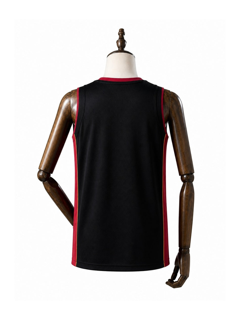 Camiseta NBA Miami Heat - 2ª Camisa (Away) verso manequim fundo branco padronizada