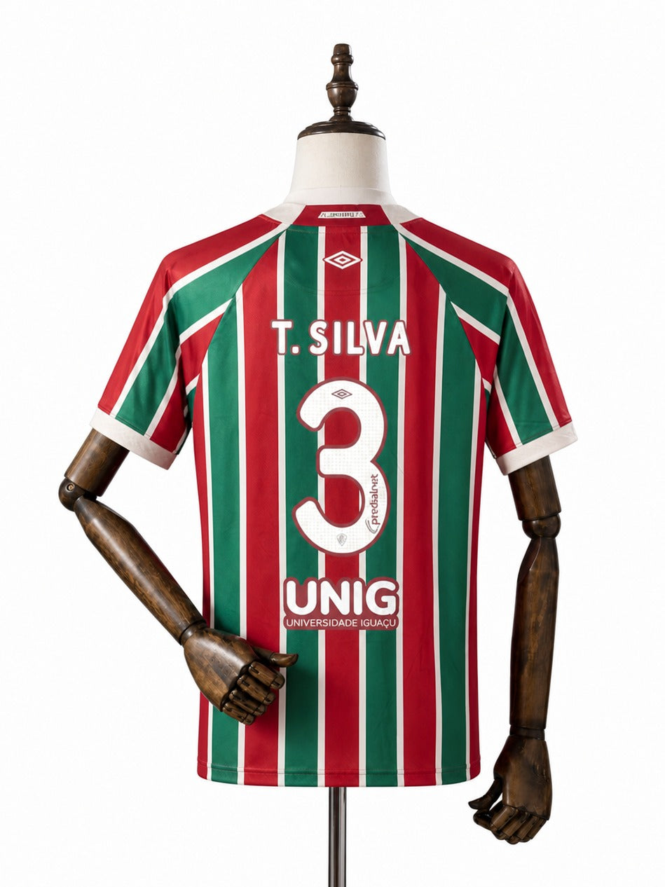 Camisa Fluminense - 1º Uniforme Jogador Completa 2025/2026 verso manequim