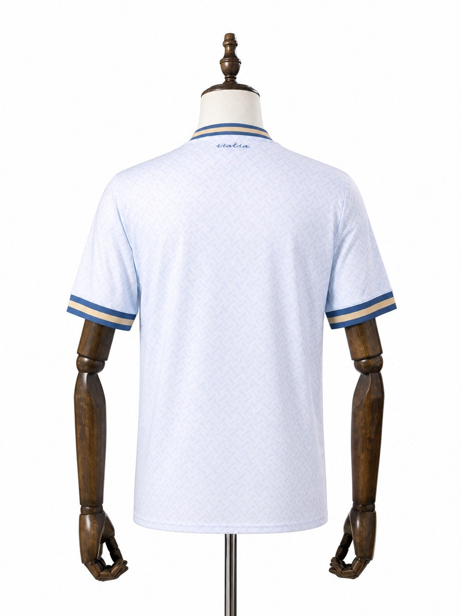 Camisa Seleção Itália - 2º Uniforme Torcedor 2026 verso manequim fundo branco