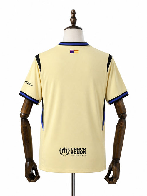 Camisa Barcelona - 2º Uniforme Torcedor 2025/26 verso manequim fundo branco