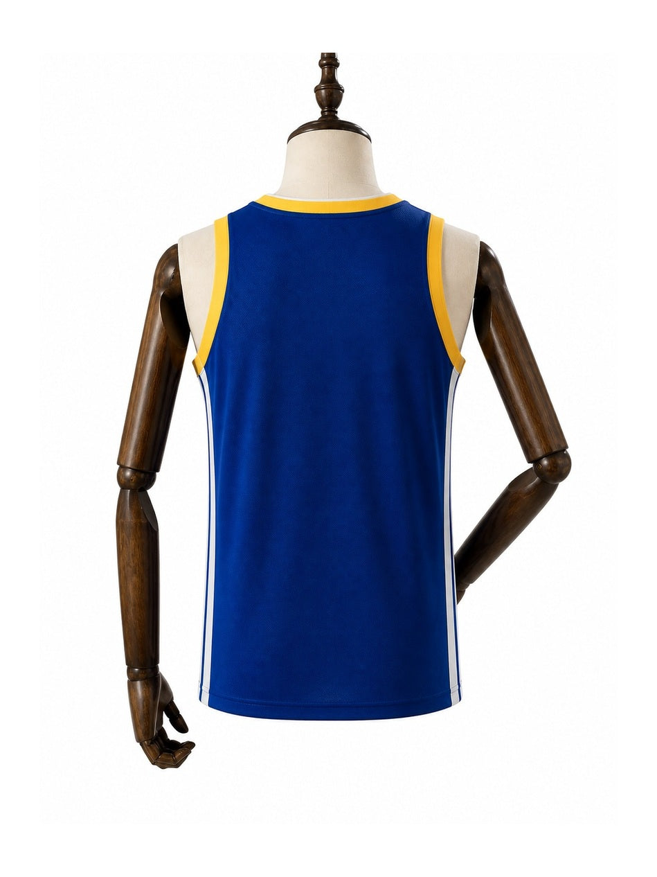 Camiseta NBA Golden State Warriors - 1ª Camisa (Home) verso manequim fundo branco padronizada