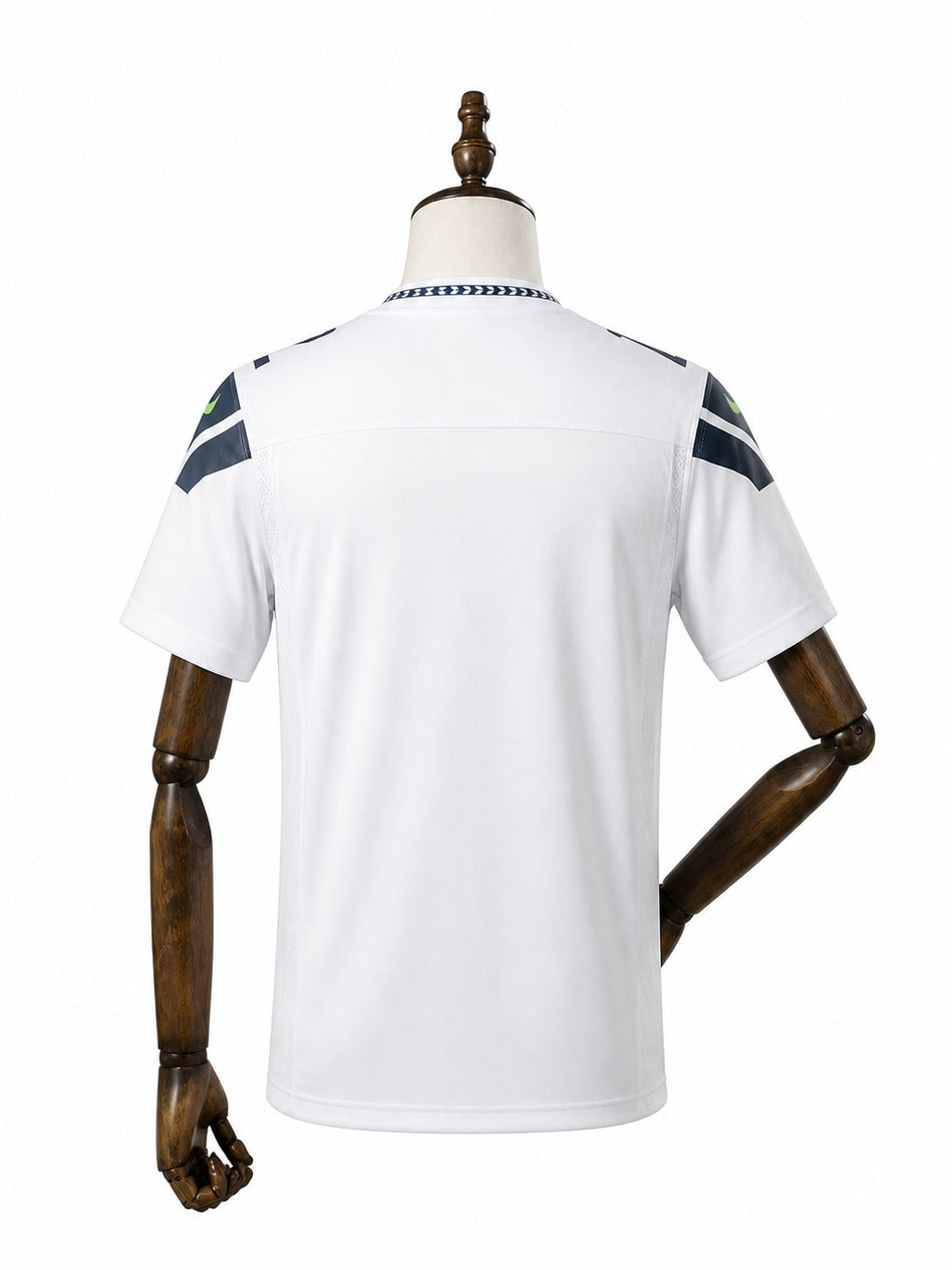 Camisa Seattle Seahawks Away (Visitante) NFL verso manequim fundo branco