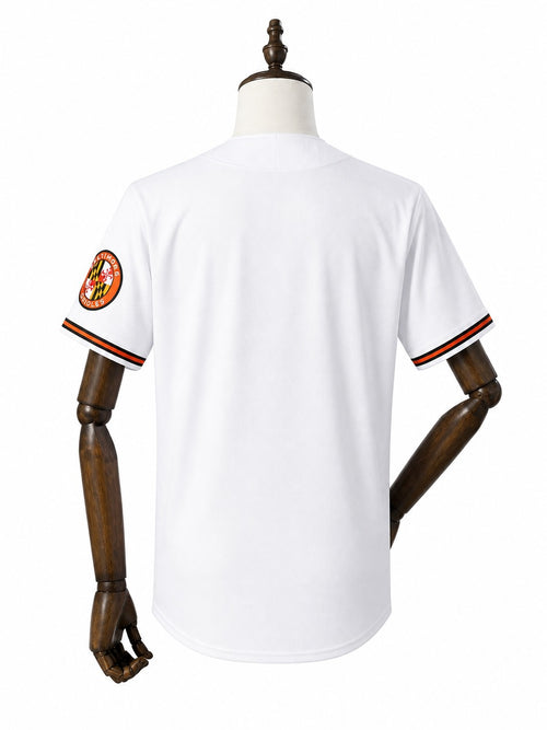 Baltimore Orioles MLB – Camisa Oficial Primeira (Home) verso manequim fundo branco