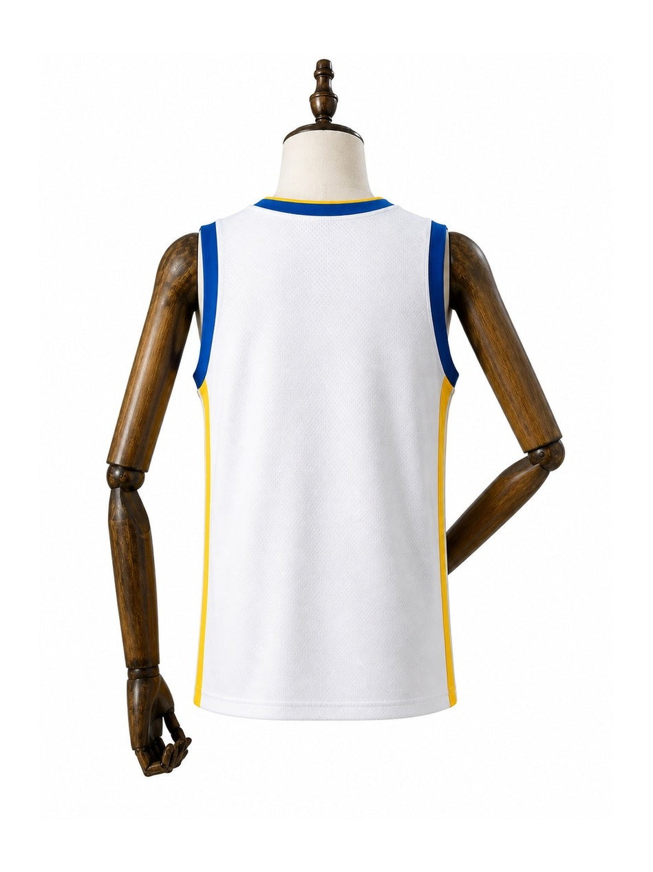 Camiseta NBA Golden State Warriors - 2ª Camisa (Away) verso manequim fundo branco padronizada