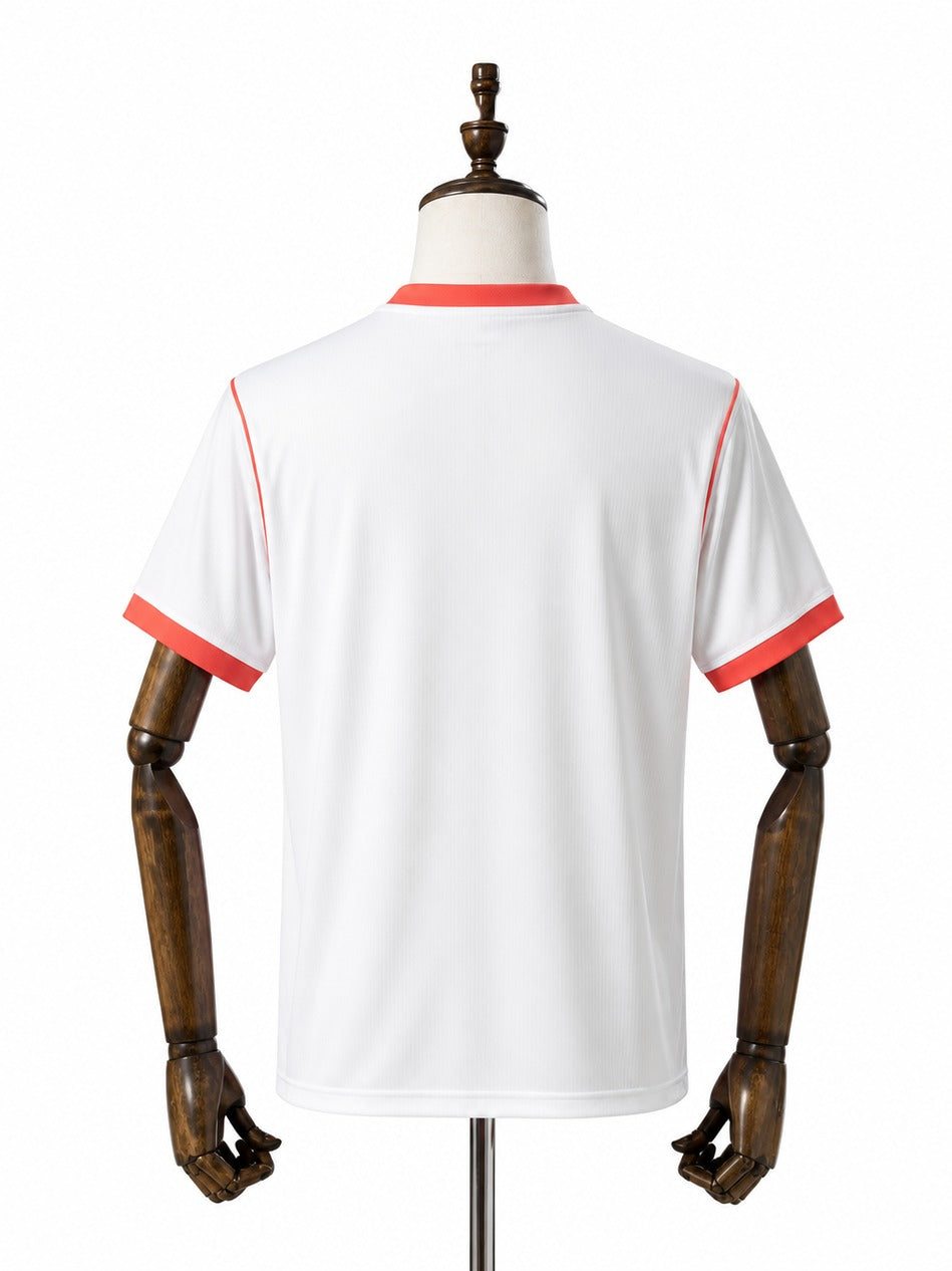 Camisa Seleção Holanda - 2º Uniforme Torcedor 2026 verso manequim fundo branco