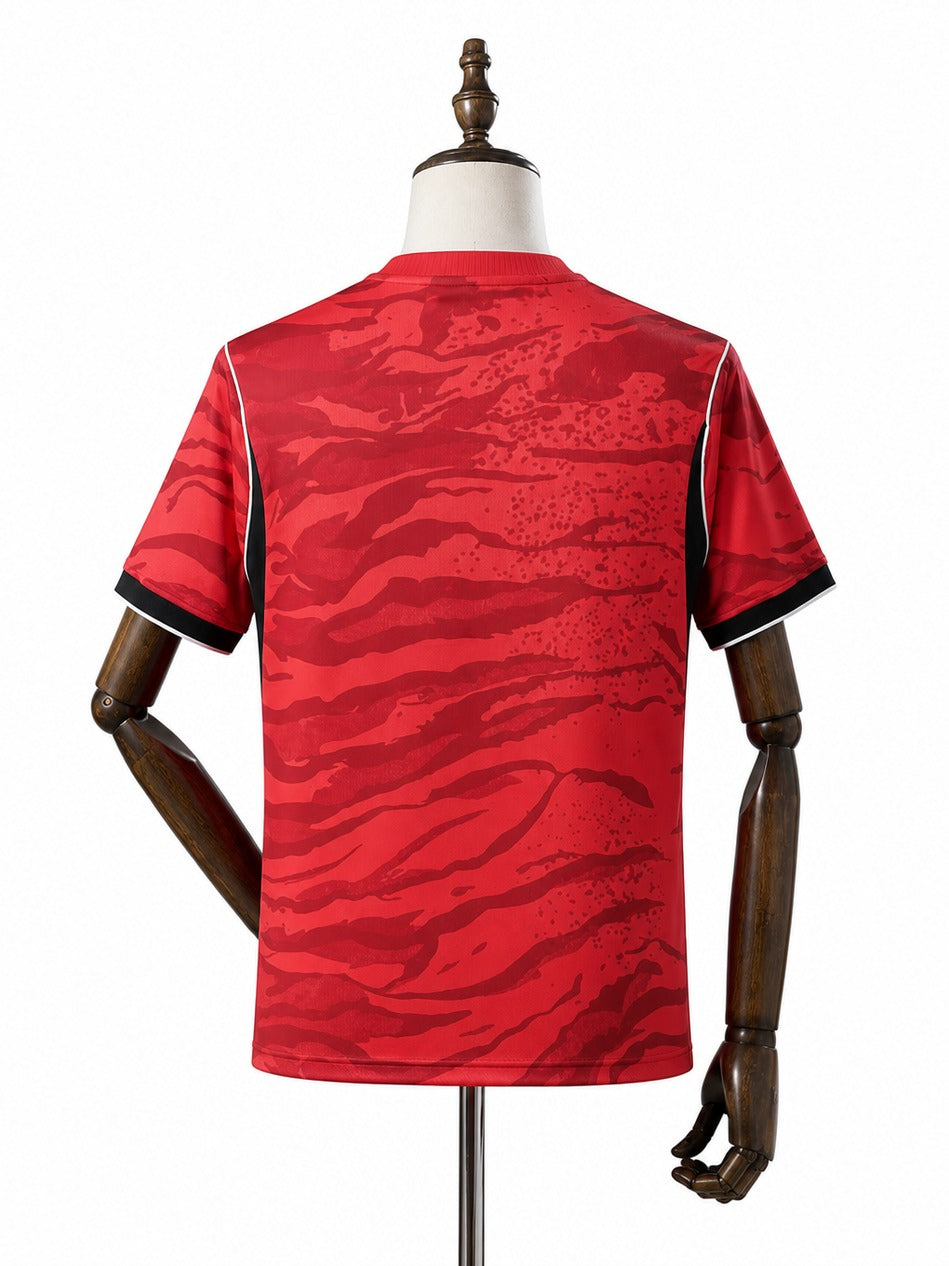 Camisa Seleção Coreia do Sul - 1º Uniforme Torcedor 2026 verso manequim fundo branco