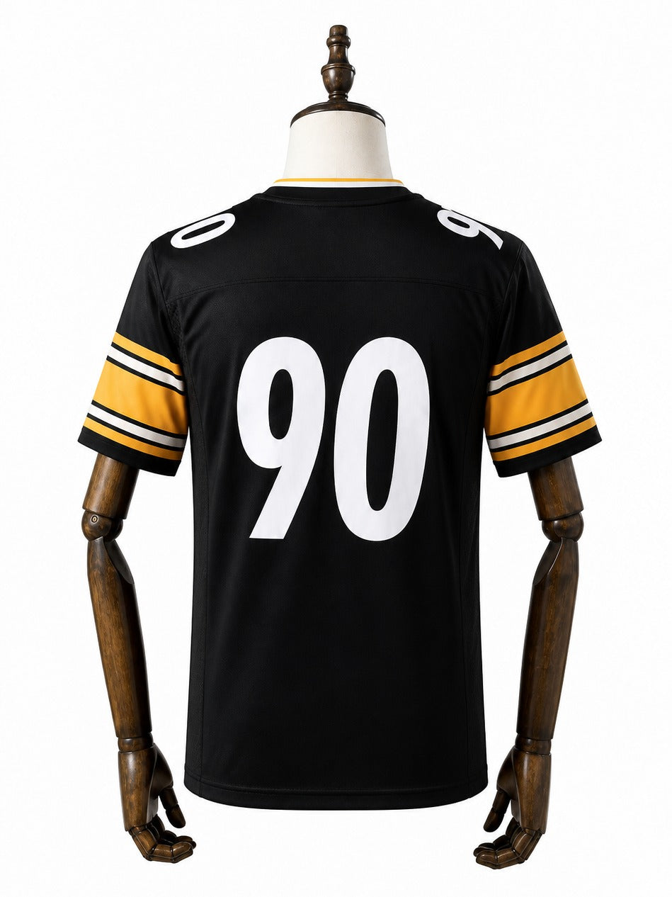Camisa Pittsburgh Steelers Home (Titular) NFL verso manequim fundo branco