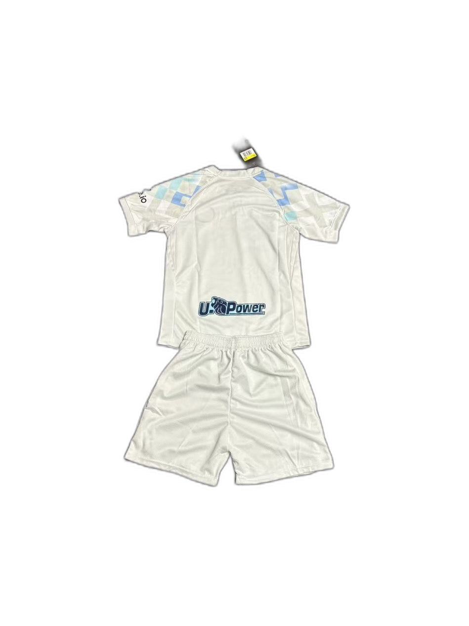 Camisa 2025-26 Inter Milan Away Infantil verso fundo branco