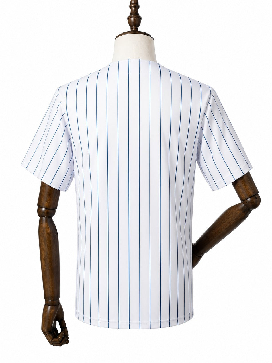 Milwaukee Brewers MLB – Camisa Oficial Primeira (Home) verso manequim fundo branco