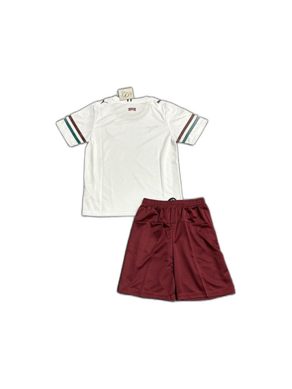 Camisa 2026-27 Fluminense Away Infantil verso fundo branco