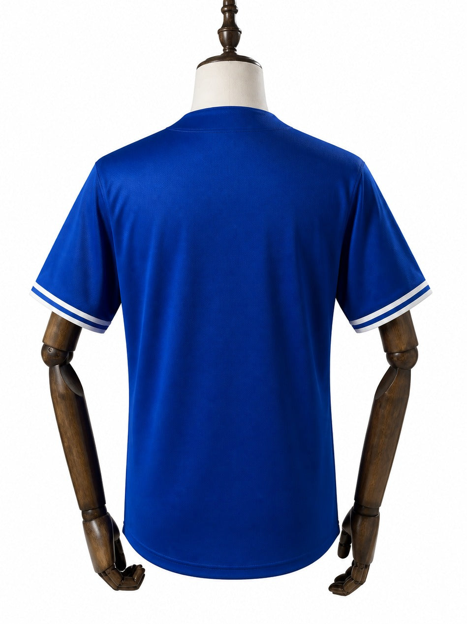 Toronto Blue Jays MLB – Camisa Oficial Segunda (Away) verso manequim fundo branco