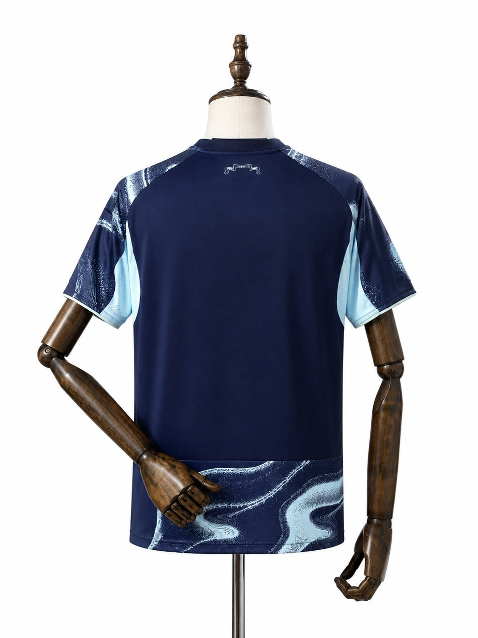 Camisa Ajax - 2º Uniforme Torcedor 2025/26 verso manequim fundo branco