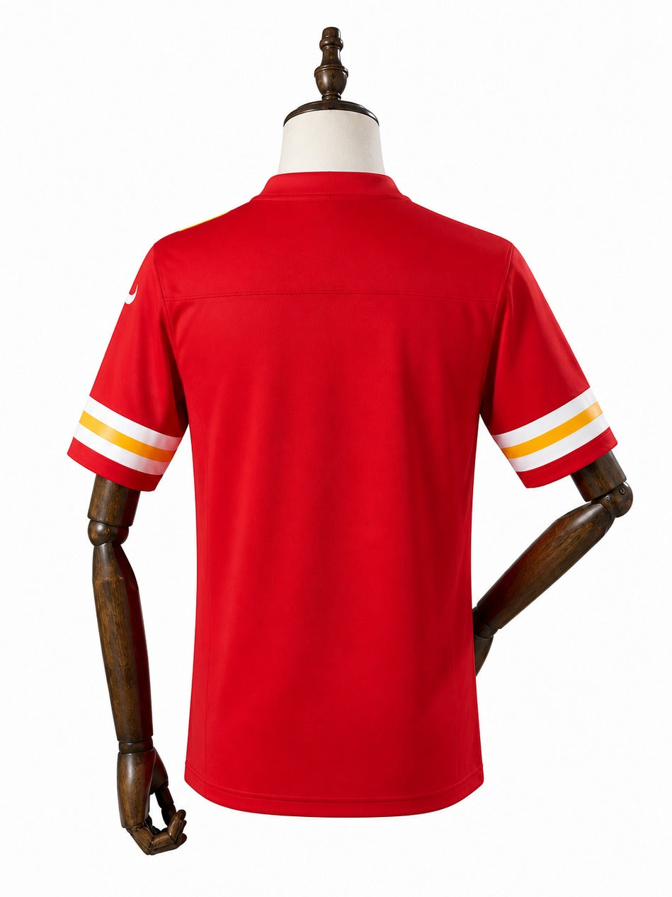 Camisa Kansas City Chiefs Home (Titular) NFL verso manequim fundo branco