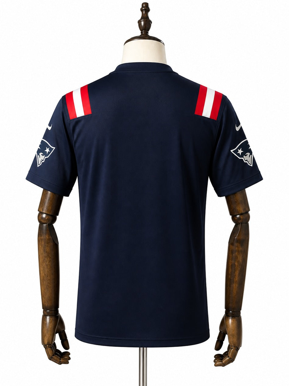 Camisa New England Patriots Home (Titular) NFL verso manequim fundo branco