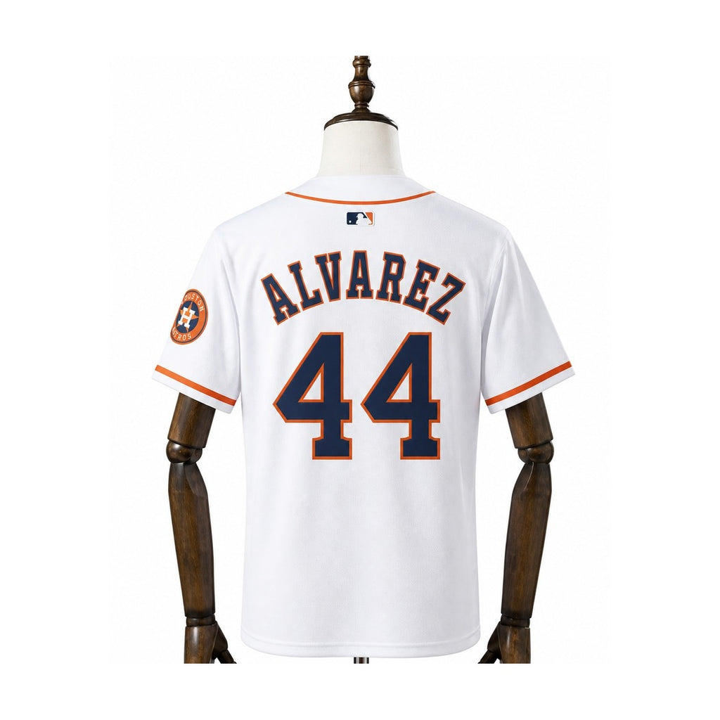 Houston Astros MLB – Camisa Oficial Primeira (Home) verso manequim fundo branco