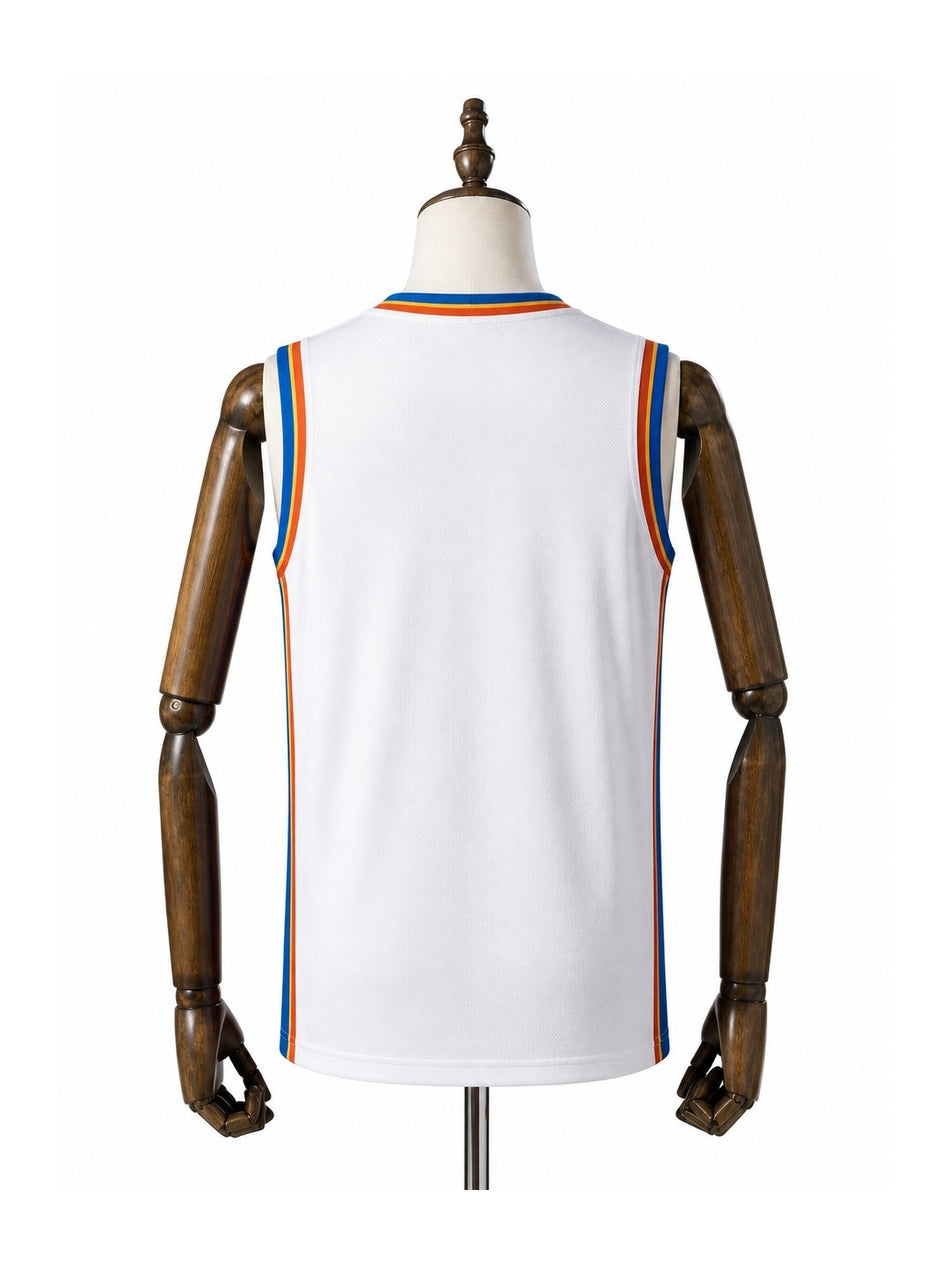 Camiseta NBA Oklahoma City Thunder - 2ª Camisa (Away) verso manequim fundo branco padronizada