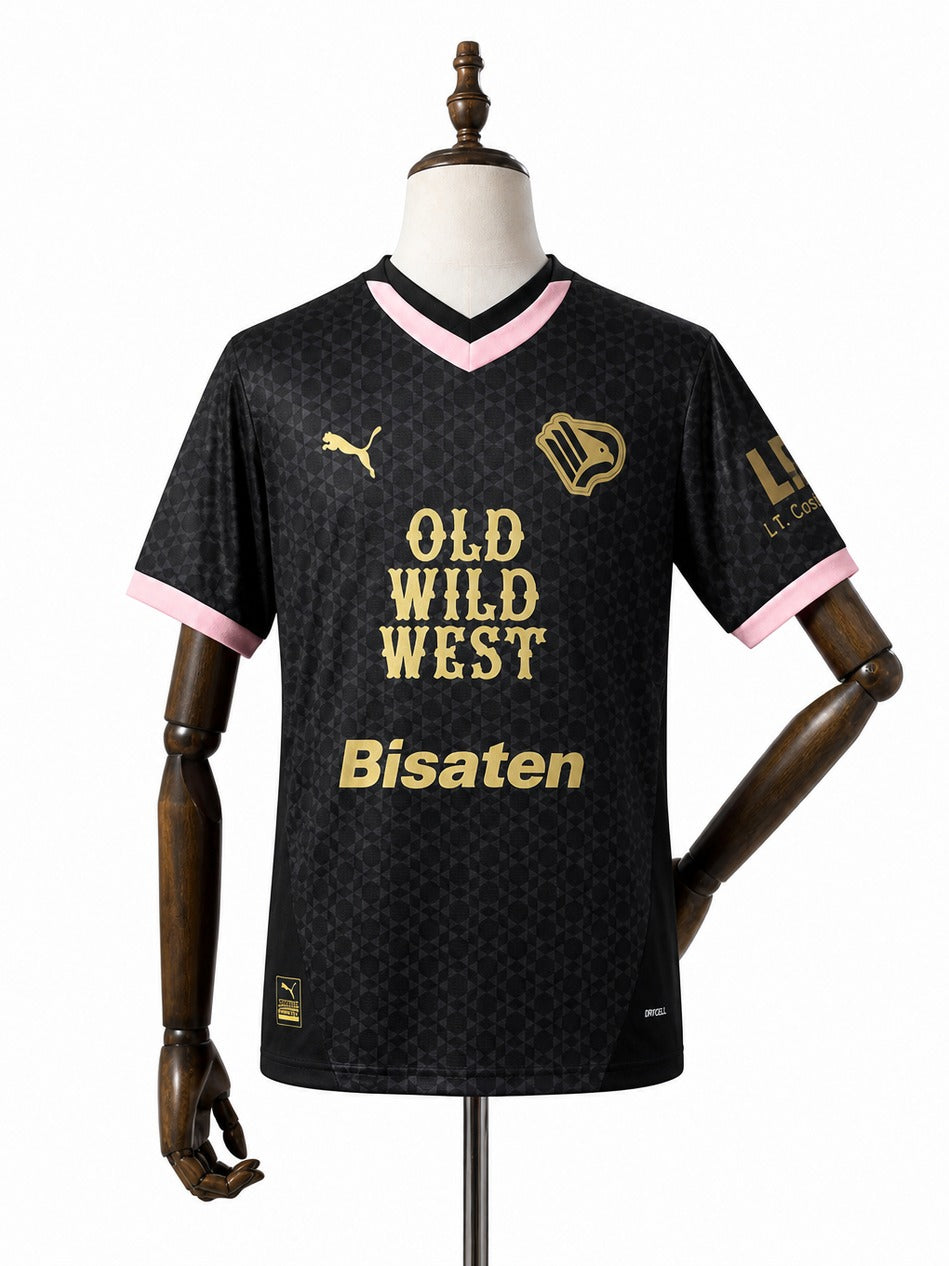 Camisa Palermo - 2º Uniforme Torcedor 2024/25 verso manequim fundo branco