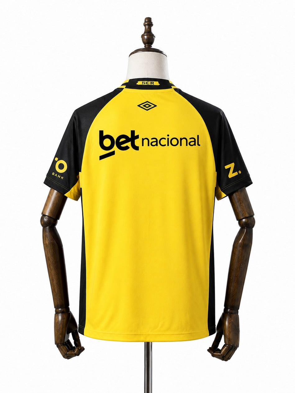 Camisa Sport Recife - 2º Uniforme Jogador 2025/2026 verso manequim fundo branco