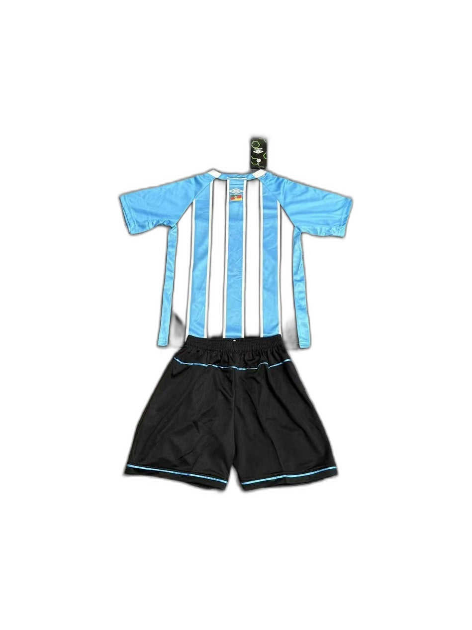 Camisa 2025-26 Gremio Home Infantil verso fundo branco