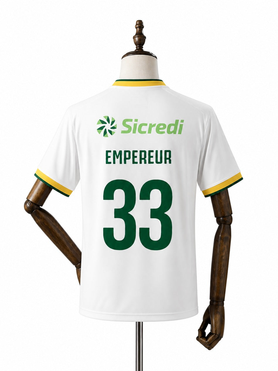 Camisa Cuiabá - 1º Uniforme Torcedor Sem Patch 2026/2027 verso manequim