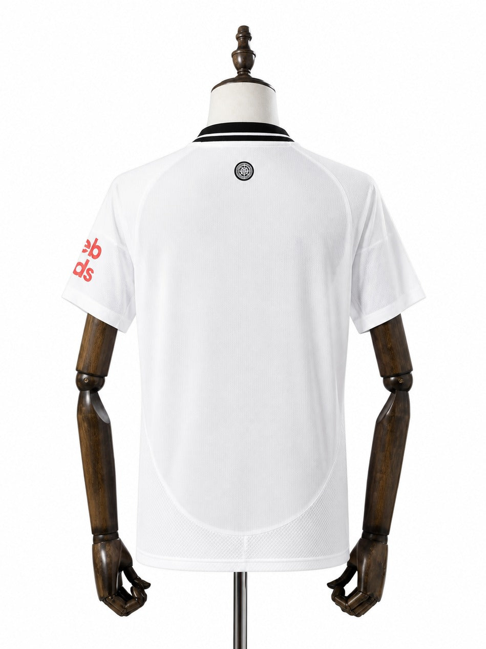 Camisa Fulham - 1º Uniforme Torcedor 2024/25 verso manequim fundo branco