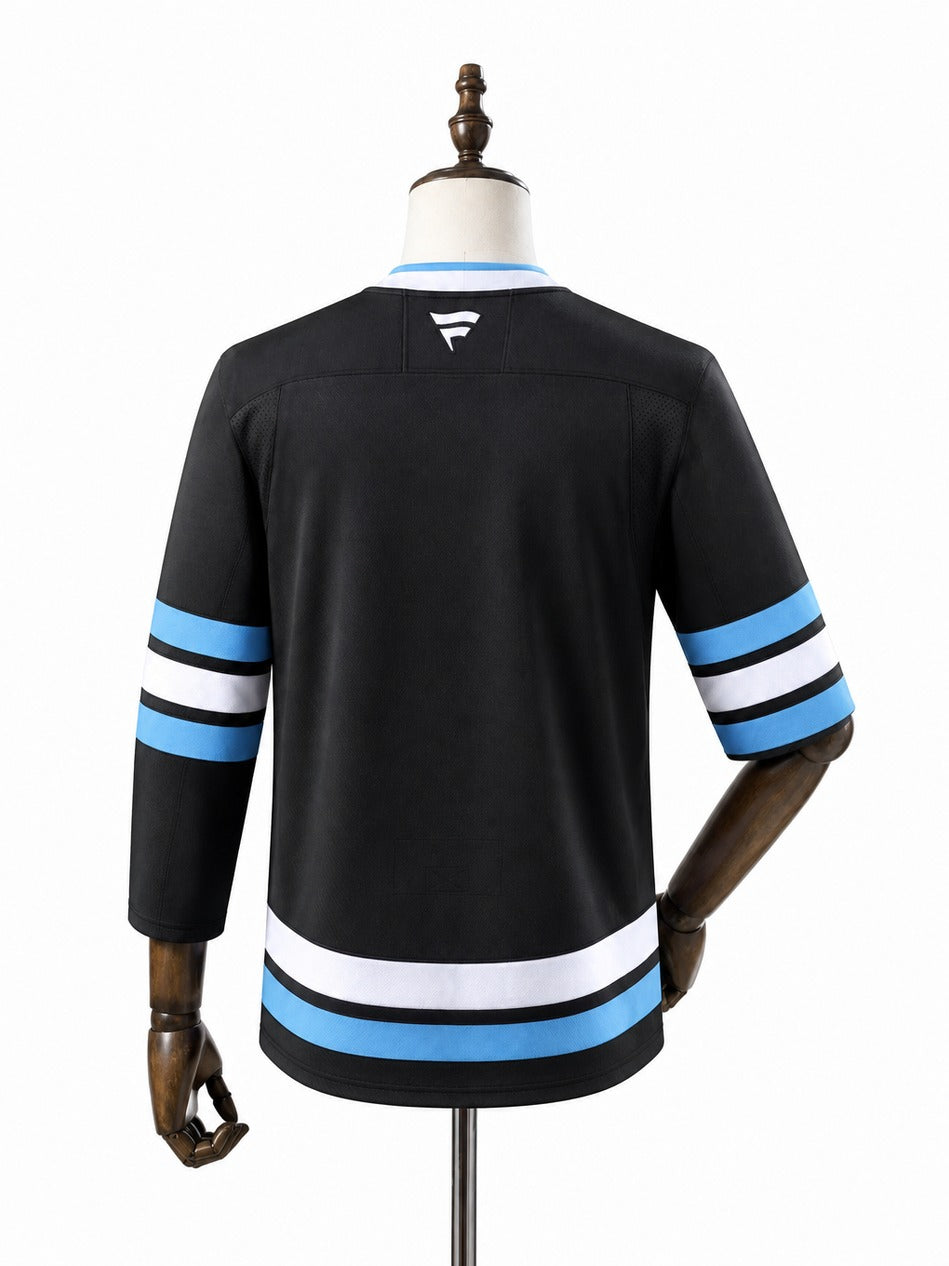 Utah Hockey Club NHL Jersey – Home & Away verso real web manequim fundo branco