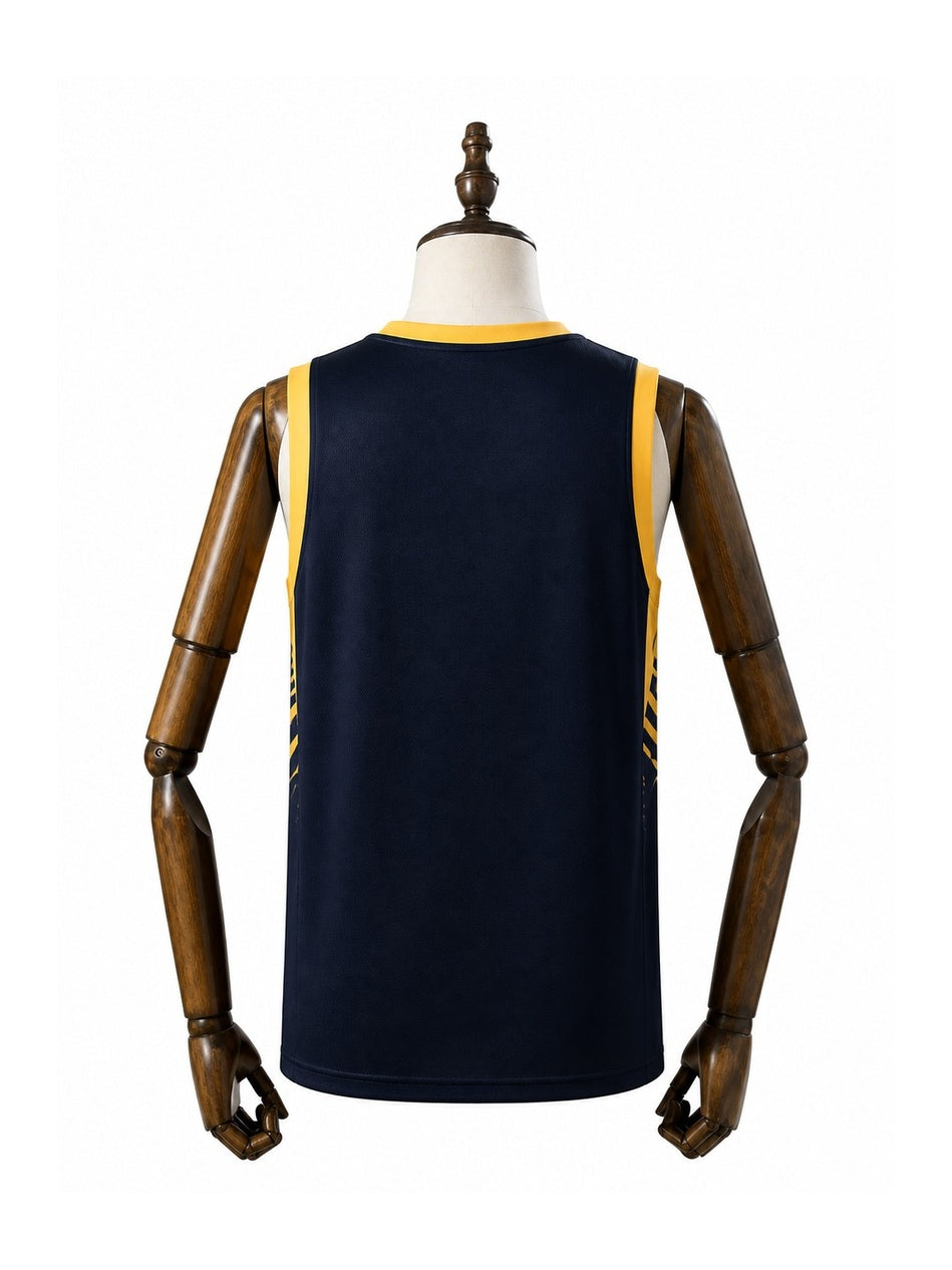 Camiseta NBA Indiana Pacers - 2ª Camisa (Away) verso manequim fundo branco padronizada