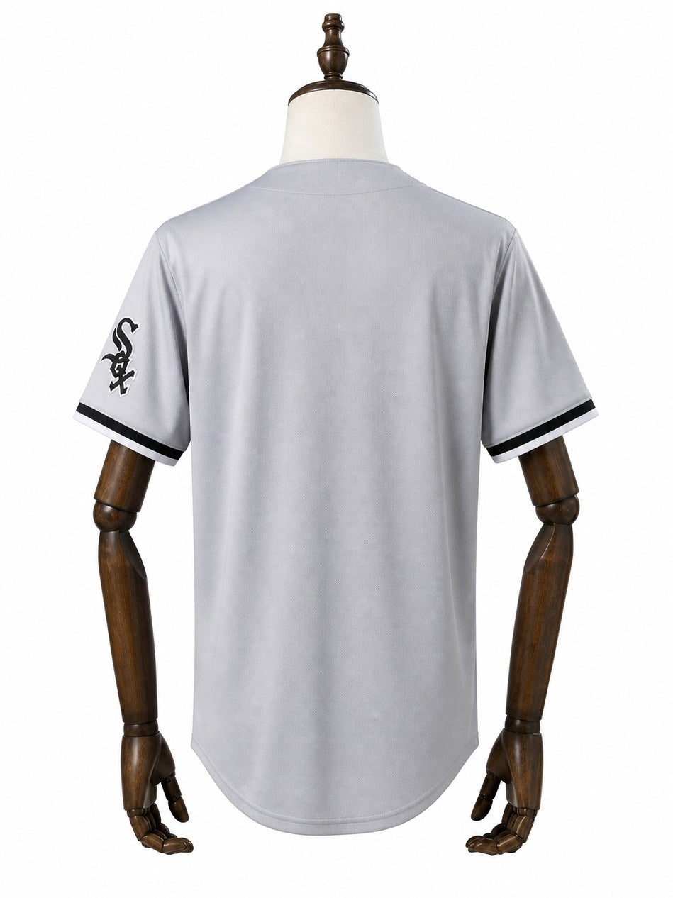 Chicago White Sox MLB – Camisa Oficial Segunda (Away) verso manequim fundo branco