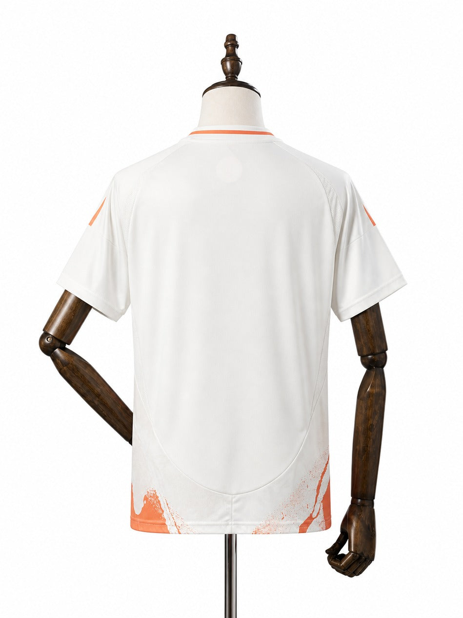 Camisa Roma - 2º Uniforme Torcedor 2024/25 verso manequim fundo branco