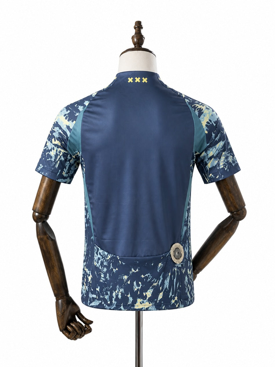 Camisa Ajax - 2º Uniforme Jogador 2024/25 verso manequim fundo branco