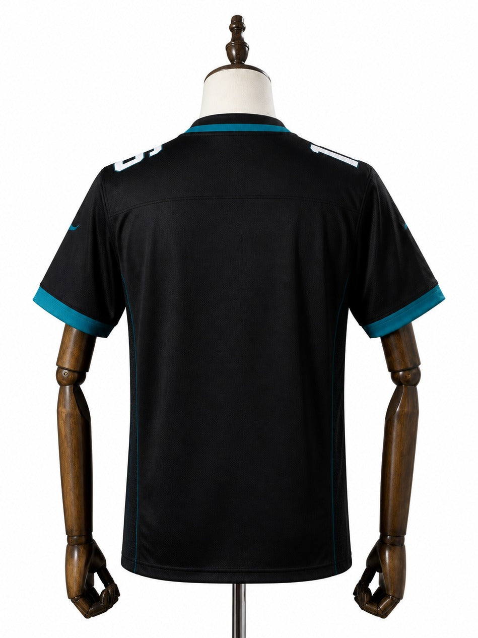 Camisa Jacksonville Jaguars Home (Titular) NFL verso manequim fundo branco