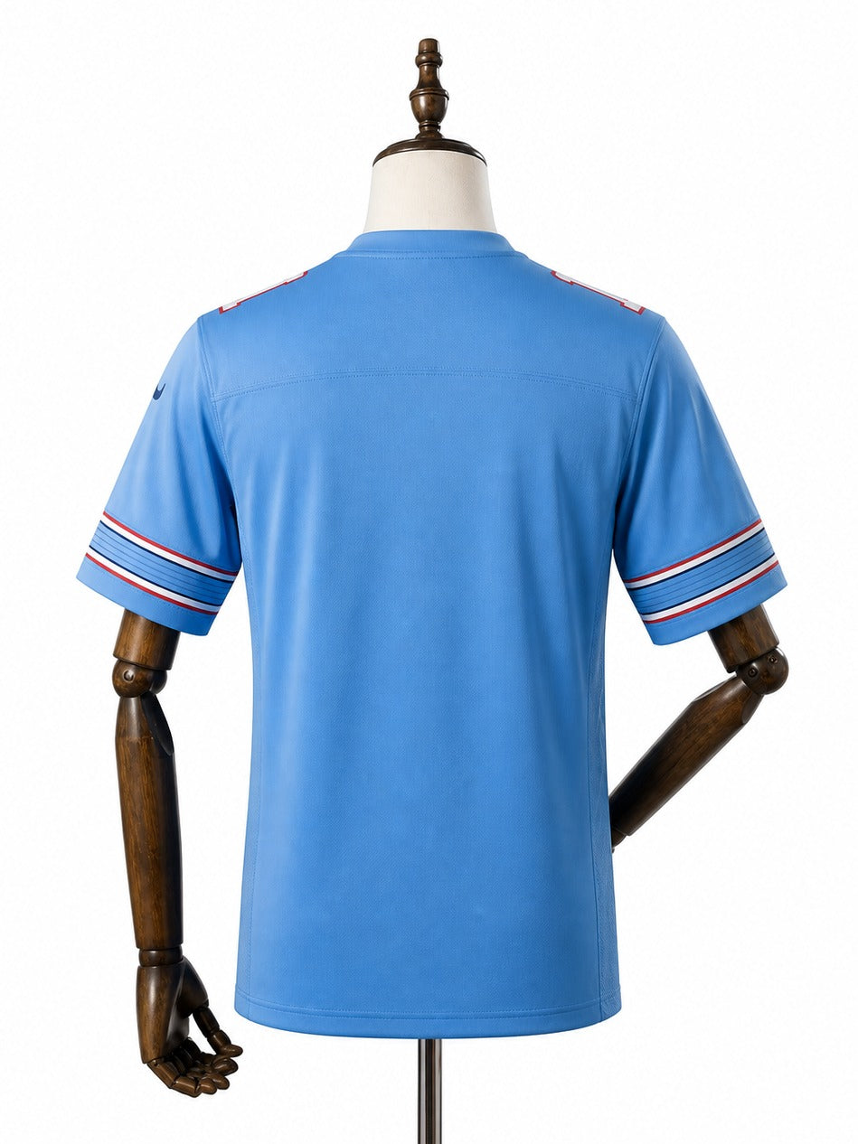 Camisa Tennessee Titans Home (Titular) NFL verso manequim fundo branco