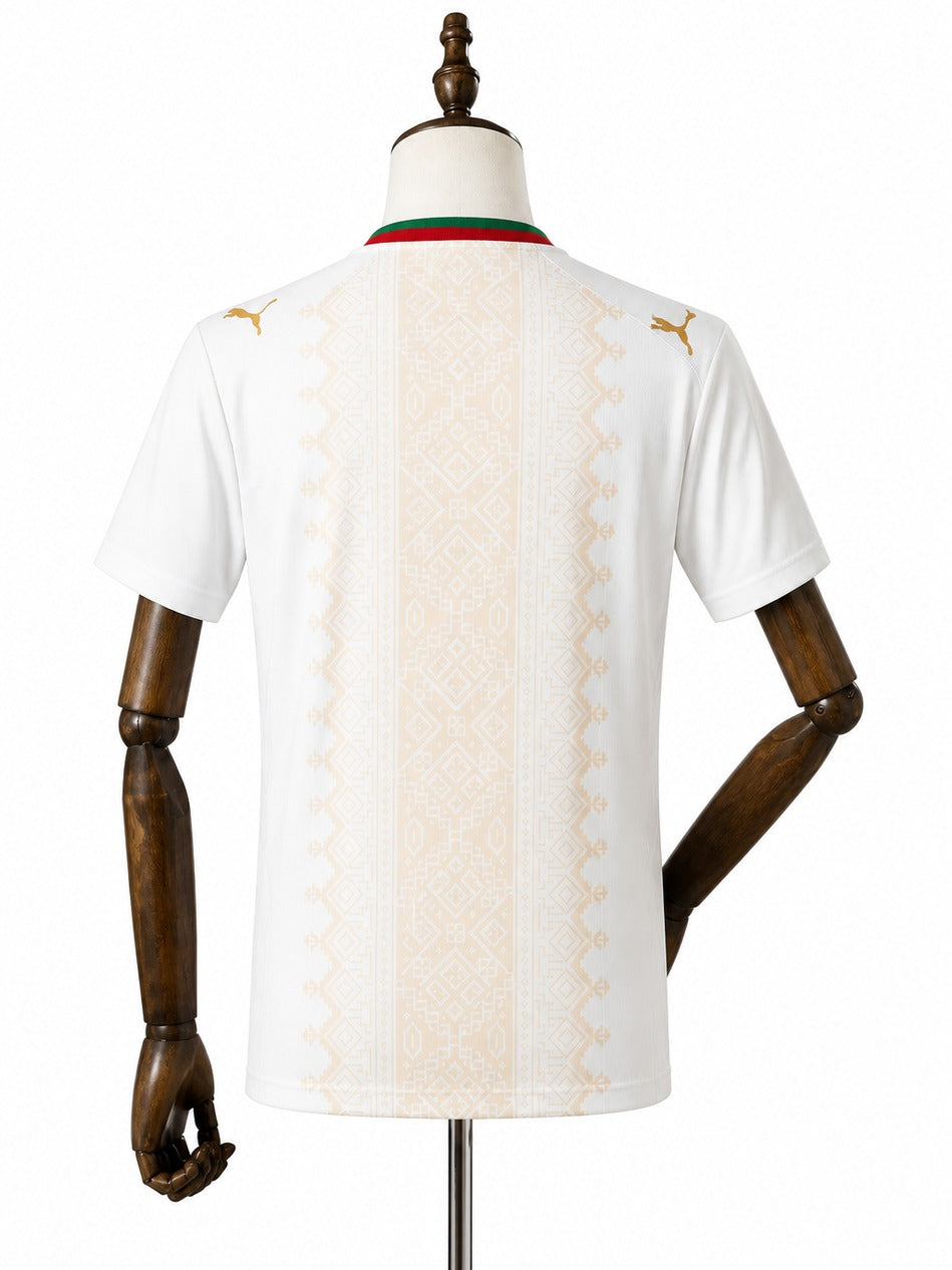 Camisa Seleção Marrocos 2 uniforme  2026 verso manequim fundo branco
