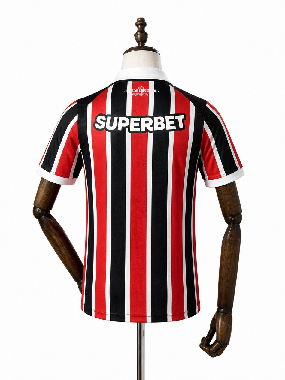 Camisa São Paulo - 2º Uniforme Jogador Completa 2026/2027 verso manequim