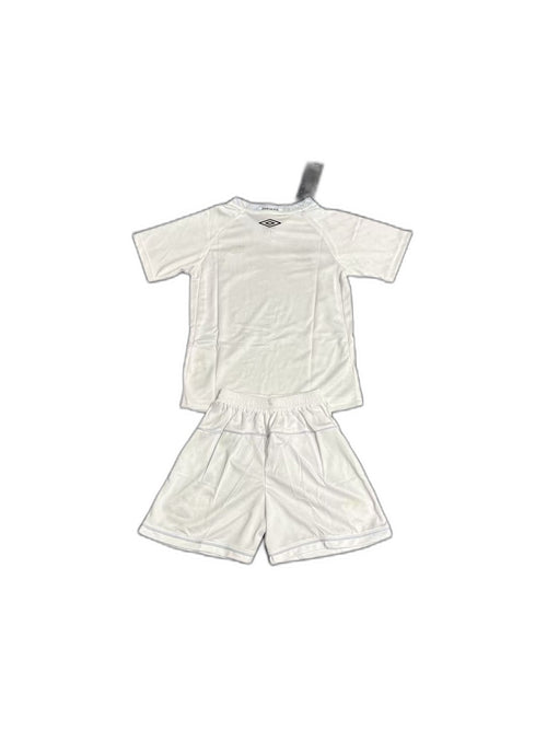 Camisa 2025-26 Santos Home Infantil verso fundo branco