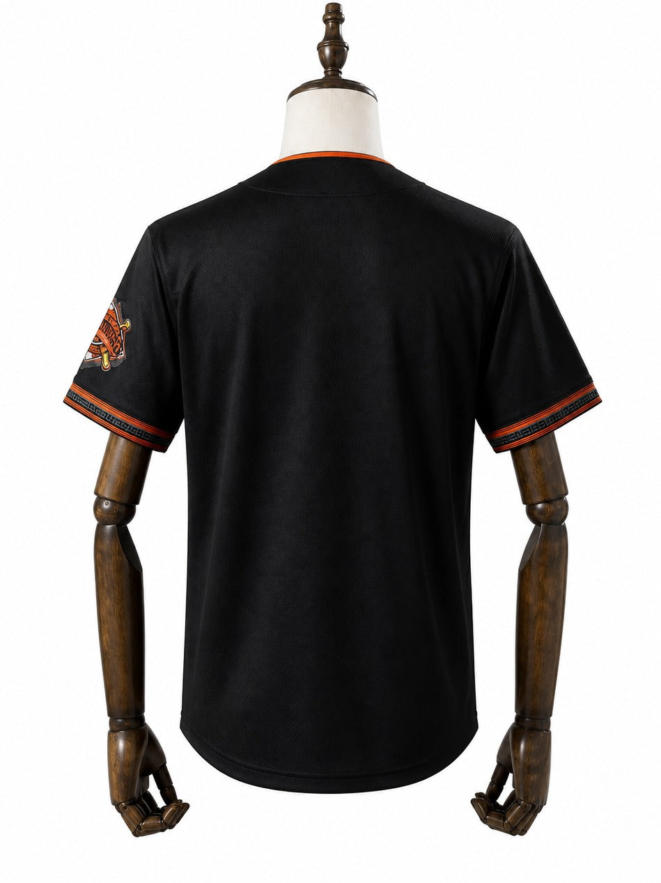 San Francisco Giants MLB – Camisa Oficial Segunda (Away) verso manequim fundo branco