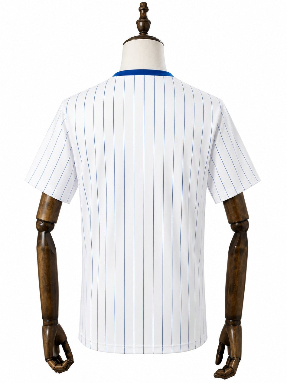 Chicago Cubs MLB – Camisa Oficial Primeira (Home) verso manequim fundo branco