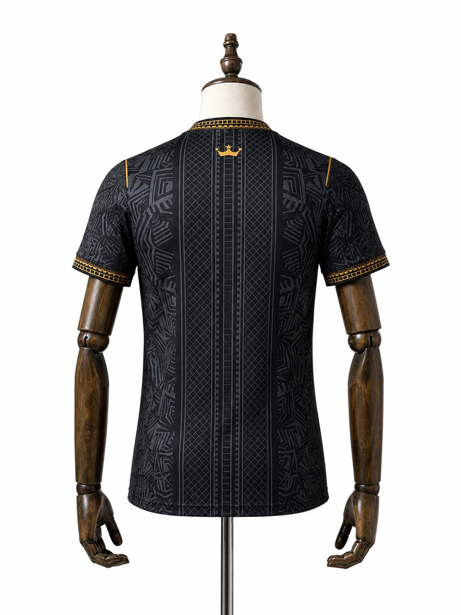Brazil National Team Black Special Edition Jersey 2026 verso manequim fundo branco