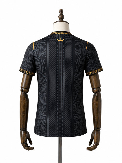 Brazil National Team Black Special Edition Jersey 2026 verso manequim fundo branco
