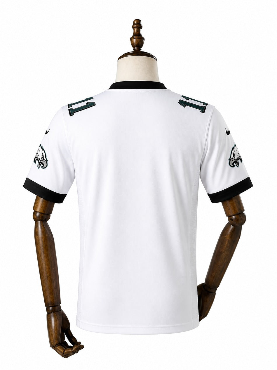Camisa Philadelphia Eagles Away (Visitante) NFL verso manequim fundo branco