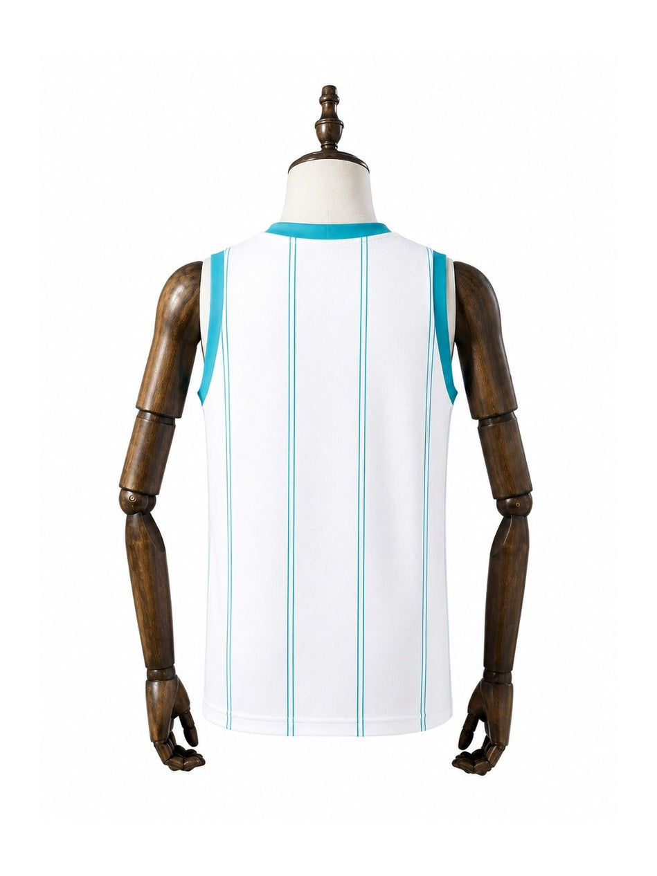 Camiseta NBA Charlotte Hornets - 1ª Camisa (Home) verso manequim fundo branco padronizada