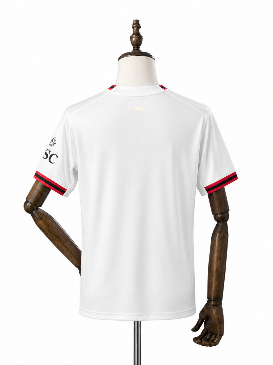 Camisa Milan - 2º Uniforme Torcedor 2026/27 verso manequim fundo branco