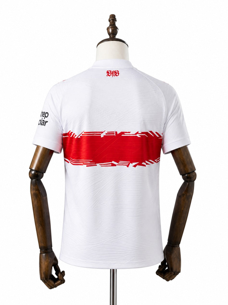 Stuttgart Jersey - Home Kit 2026 verso manequim fundo branco